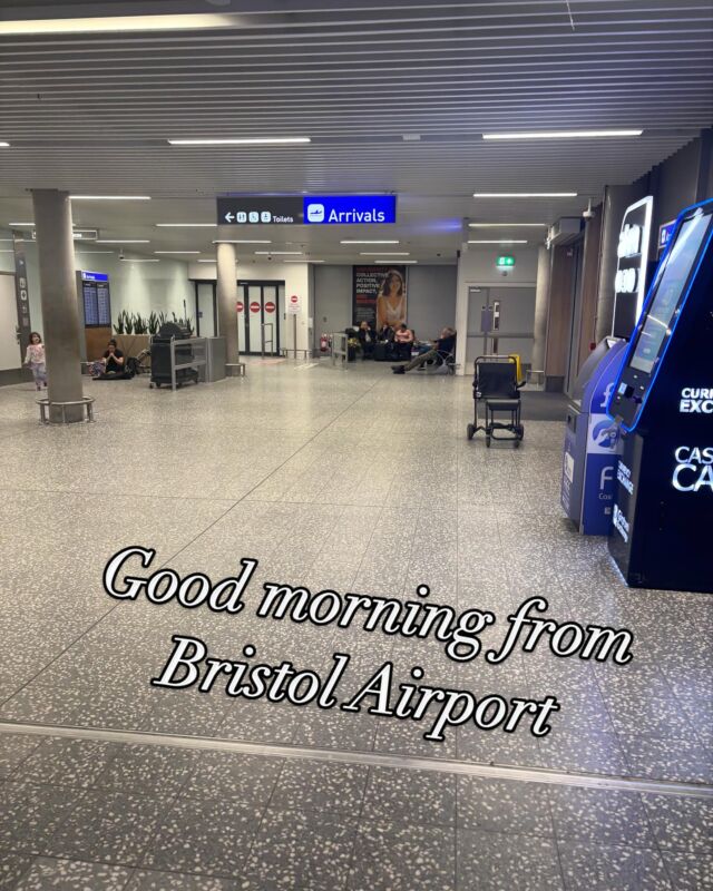Good morning from Bristol Airport 