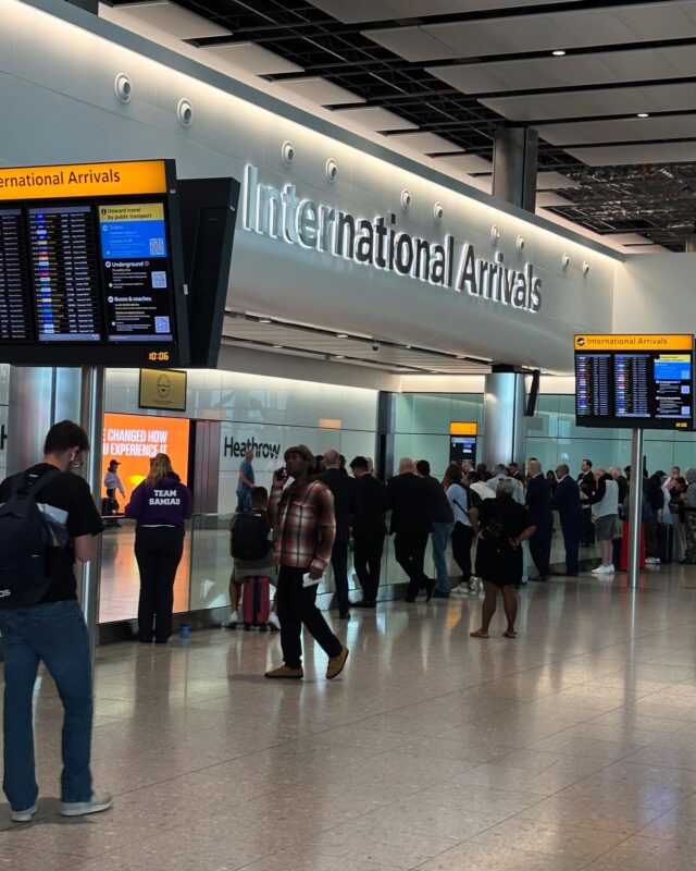 Heathrow today 😎